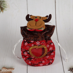 Hot Selling Nonwoven Drawstring <em>Christmas</em> <em>Gift</em> Bag <em>Christmas</em> Candy Bag