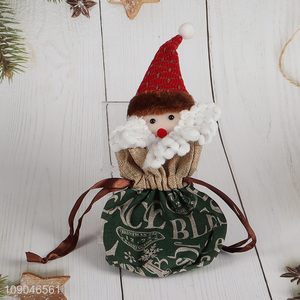 Online Wholesale Drawstring <em>Christmas</em> <em>Gift</em> Bag Nonwoven Xmas Treat Bag