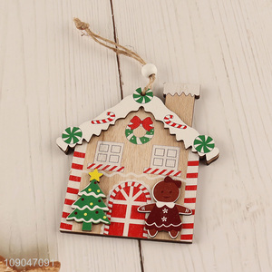 Good price wooden Christmas hanging ornaments decoration for Christmas tree