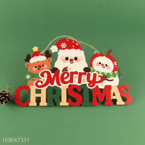 Low price merry christmas cartoon Christmas hanging ornaments decoration