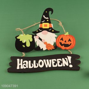 Top selling Halloween decoration wooden door sign Halloween hanging ornaments