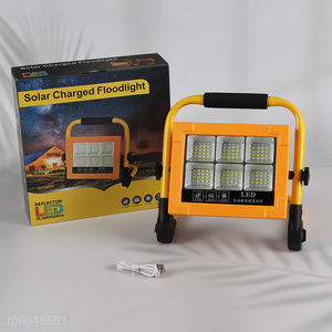 Wholesale Portable LED Solar Work Light Rechargeable Outdoor Camping Light