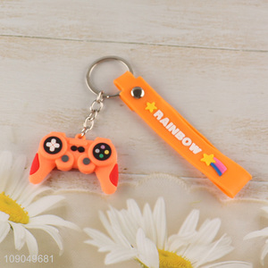 Best sale portable game machine silicone pendant keychain wholesale