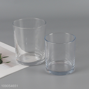 Yiwu market transparent unbreakable glass water cup drinking cup for sale