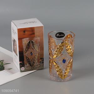 Low price glass enamel household juice cup whiskey glasses beer glasses