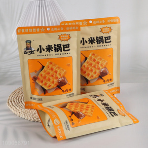 Hot products beef flavor Chinese classic snack crispy rice crust for sale