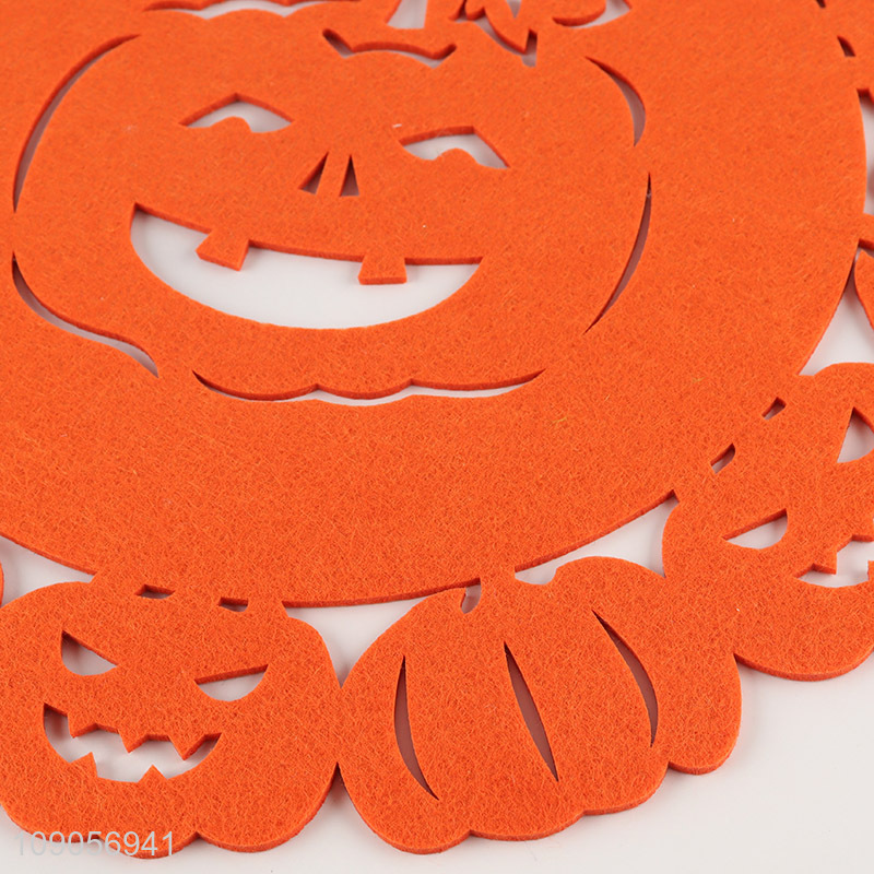 New Product Halloween Coasters Placemats Heat Resistant Hollow Out Non-Woven Placemats