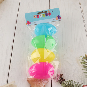 Online Wholesale 4PCS Colorful Plastic Fillable Easter Eggs Easter Basket Stuffers