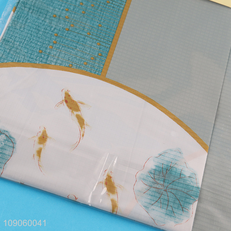 Good Quality Chinese Style Table Covers Waterproof Wipeable PEVA Table Cloth