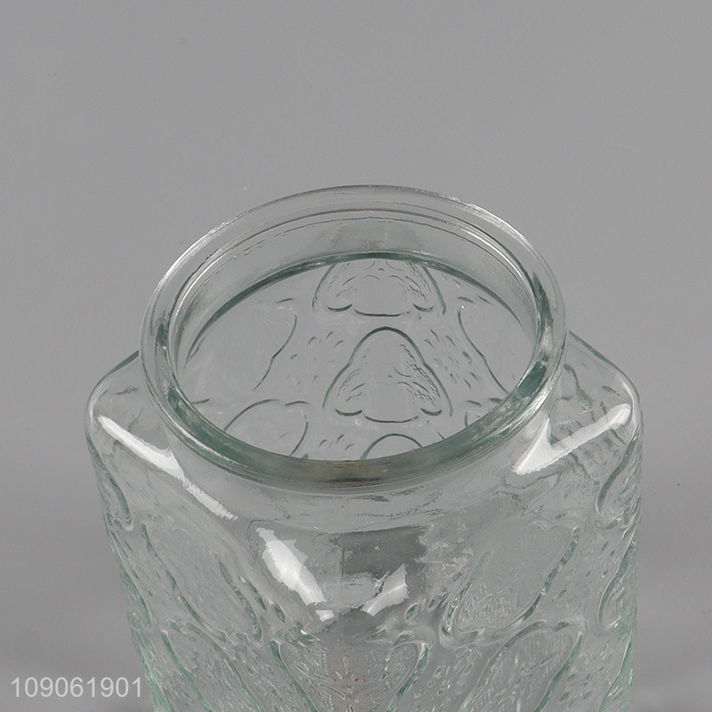 Popular products square clear glass sealed storage jar for home kitchen