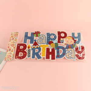 High Quality Happy Birthday Hanging Ornaments Glitter Birthday Party Decorations