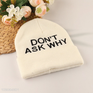 Factory Price Unisex Beanie Hat Winter Jacquard Beanie for Men Women