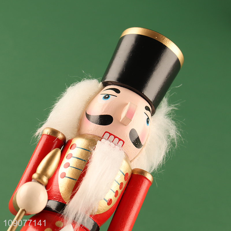 Popular products tabletop decoration wooden nutcracker soldier ornament