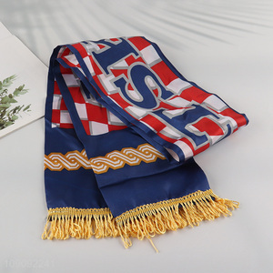 Online Wholesale Satin Scarf Knit Scarf Sports <em>Football</em> <em>Soccer</em> Scarf