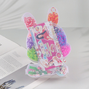 Hot items colourful rubber bands kids girls <em>diy</em> bracelet making <em>toys</em>