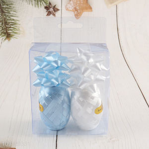 China products 2pcs star bow gifts <em>ribbon</em> for gifts packaging
