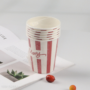Top quality christmas party supplies disposable <em>paper</em> <em>cup</em>