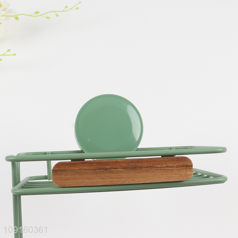 China Wholesale Wall Mounted Metal Toilet Paper Holder with Phone Shelf