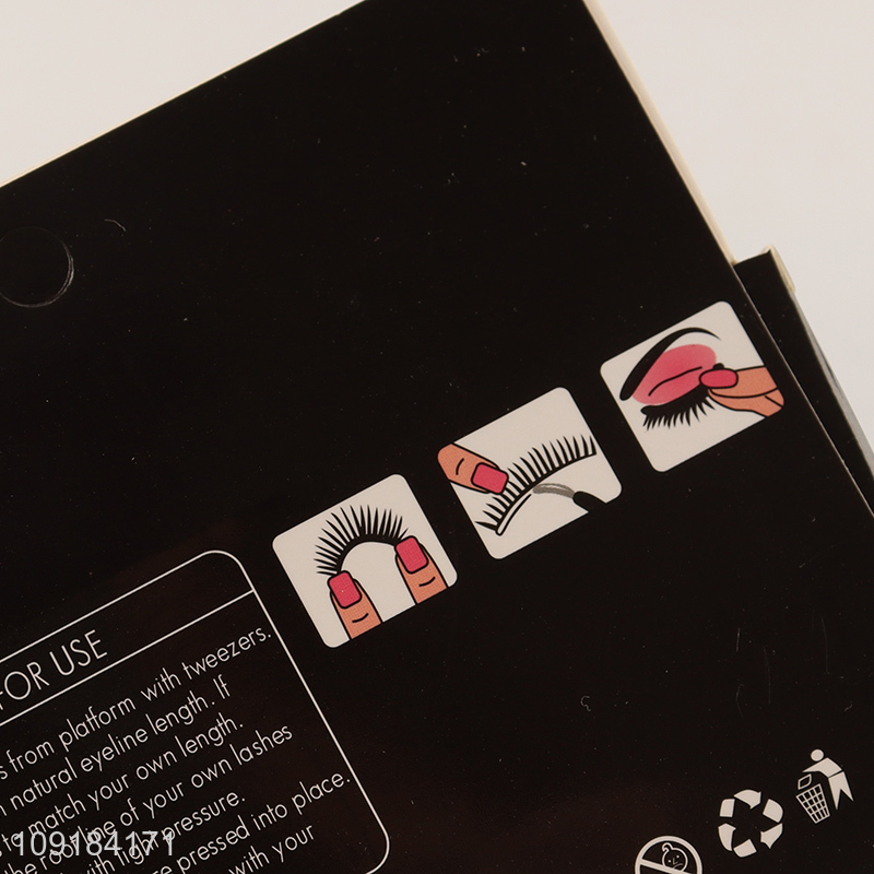 Yiwu market natural soft 3d false eyelash for sale