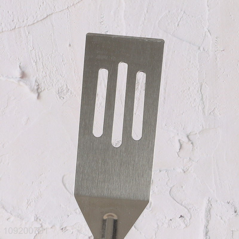 Good selling stainless steel non-stick kitchen utensil slotted spatula