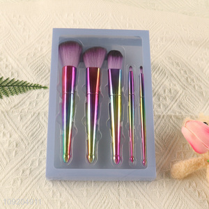 Hot Selling 5PCS Professional <em>Makeup</em> <em>Brush</em> Set Cosmetic <em>Brush</em> Set