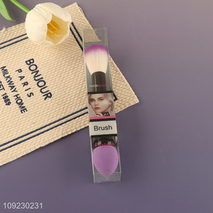 Hot products double-headed professional <em>makeup</em> <em>brush</em> cosmetic puff for sale