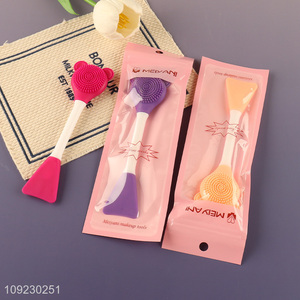 China wholesale facial cleansing <em>makeup</em> <em>brush</em> tpr cosmetic <em>brush</em>
