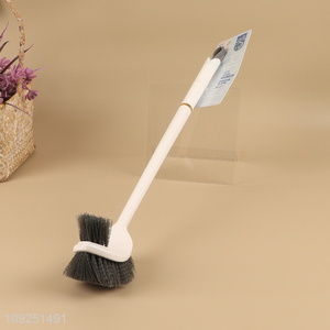 Factory wholesale <em>bathroom</em> accessories toilet brush toilet cleaner with long handle