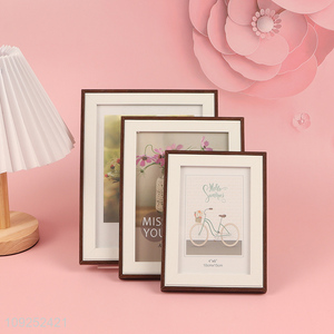 Hot selling home decor rectangle standing <em>photo</em> <em>frame</em> picture <em>frame</em> for desktop