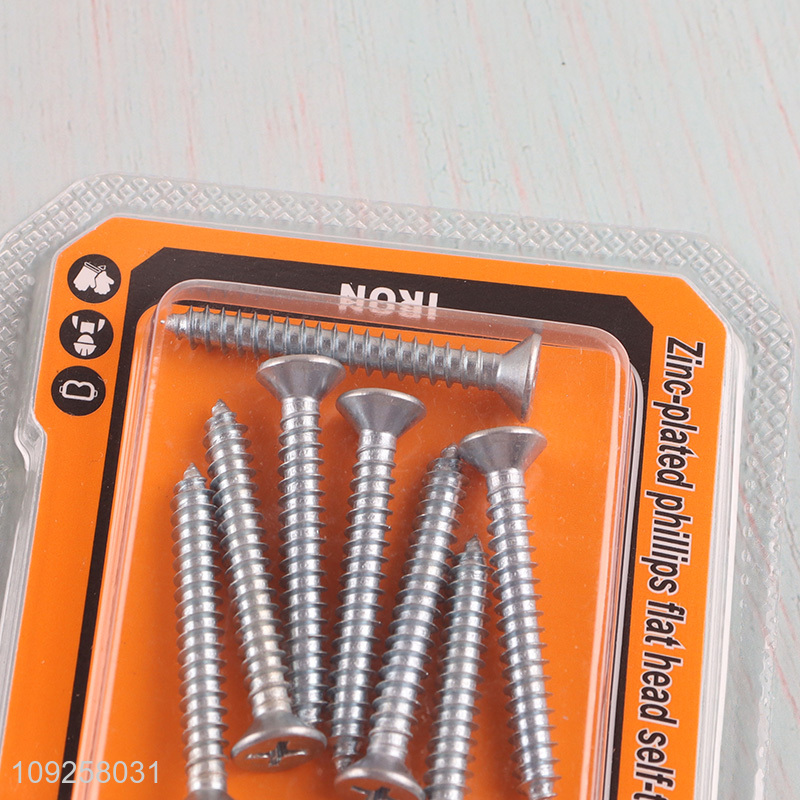 New Product 8 Pieces Self Tapping Screw Set Iron Self Tapping Screws Set