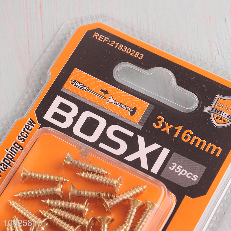 High Quality 35 Pieces Self Tapping Screw Set Iron Self Tapping Screws Set