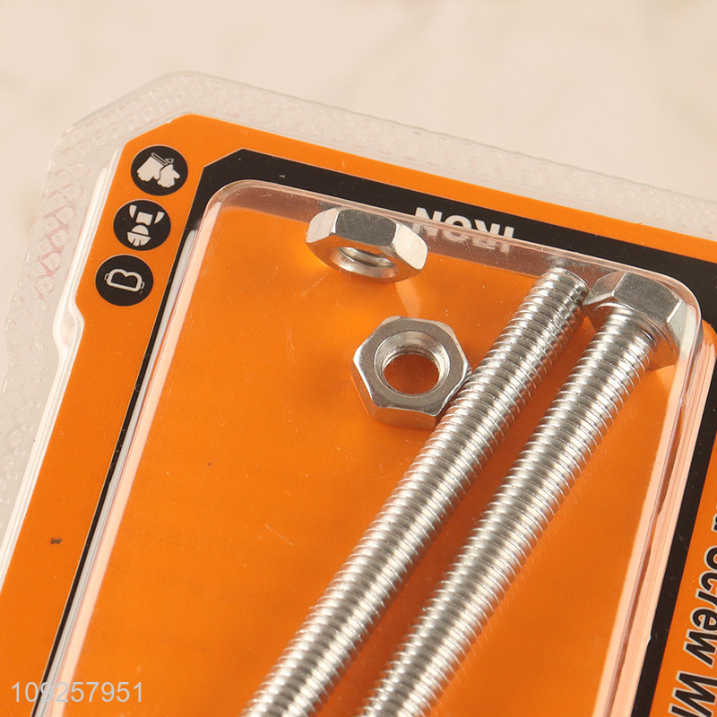 Factory Price 2 Pieces M6 Iron Screws and Nuts Set Hardware Assortment Kit