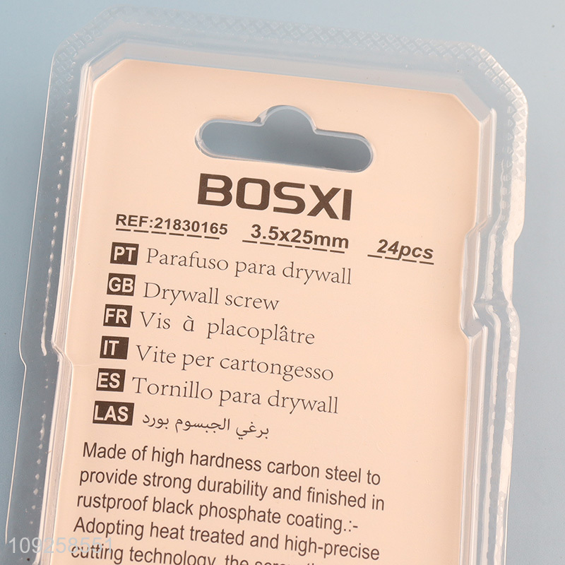 High Quality 24 Pieces Self Tapping Screw Set Iron Self Tapping Screws Set