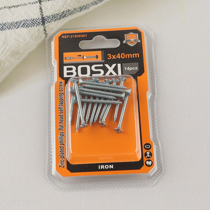 Good Quality 14 Pieces Self Tapping Screw Set Iron Self Tapping Screws Set