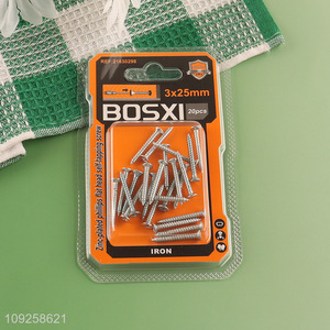Good Quality 20 Pieces Self Tapping Screw Set Iron Self Tapping Screws Set
