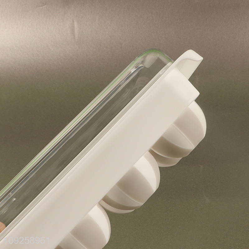 China factory home kitchen fridge egg storage box egg holder with lid