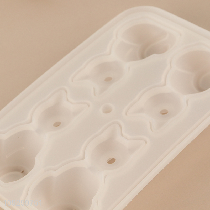 Factory Price 3D BPA Free Food Grade Flexible Silicone Ice Cube Molds