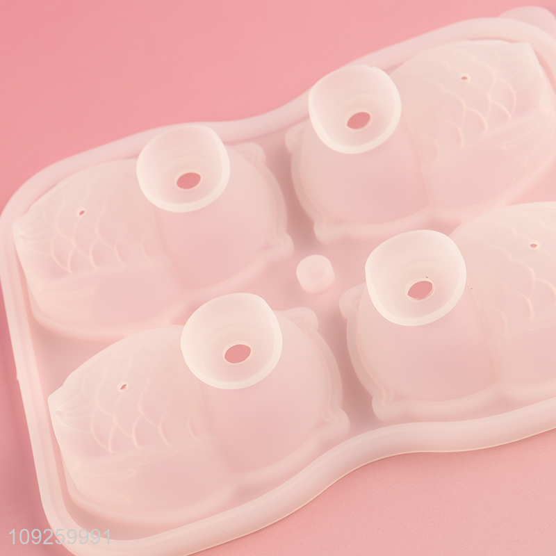 New Product 3D Owl Ice Cube Molds Easy Release Silicone Ice Cube Tray