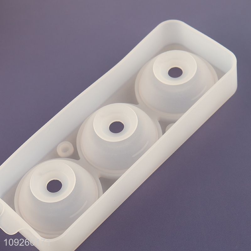 Factory Wholesale 3D Rose Silicone Ice Cube Molds Silicone Ice Cube Tray