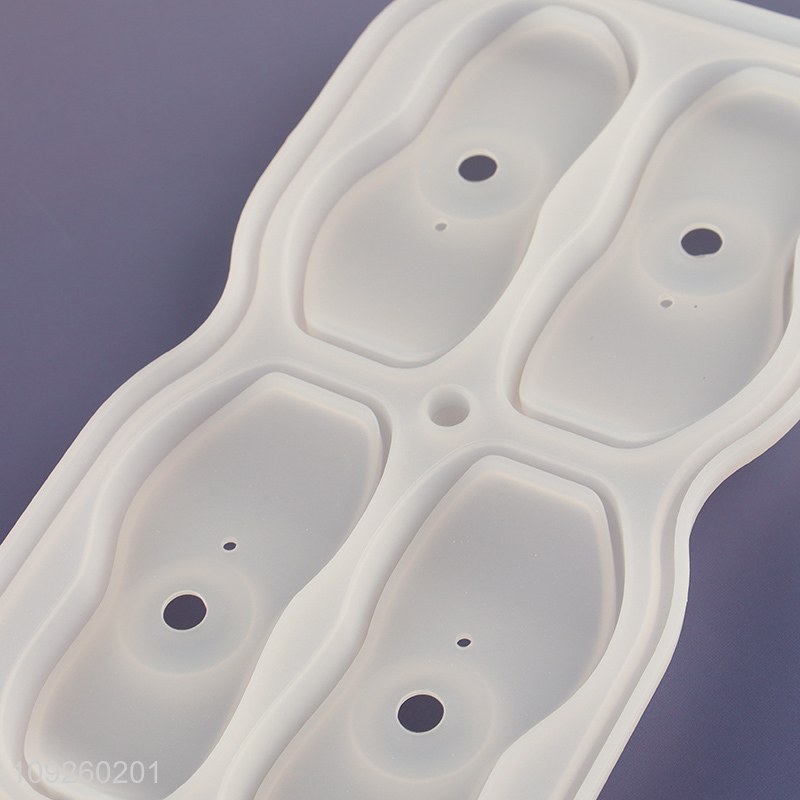 High Quality 3D Shoe Silicone Ice Cube Tray Ice Cube Molds with Lid