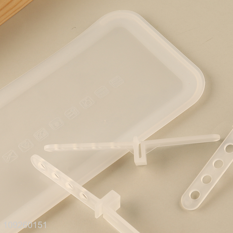 China Imports Silicone Popsicle Molds 3-Cavity Silicone Popsicle Molds
