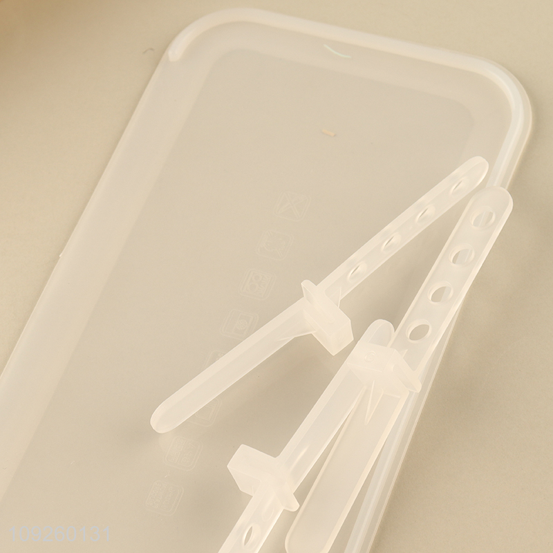 Hot Selling Silicone Popsicle Molds 3-Cavity Popsicle Molds with Sticks
