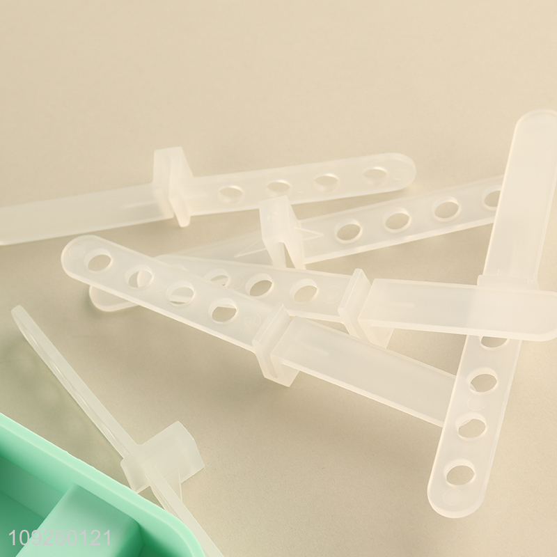 New Arrival Silicone Popsicle Molds 3-Cavity Silicone Ice Pop Molds