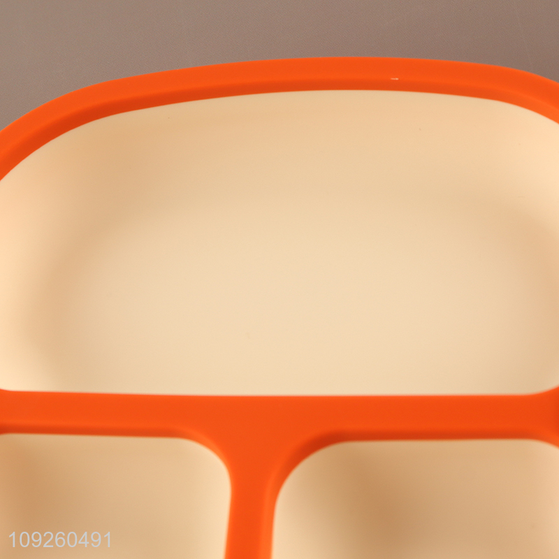 New Product Toddler Plate Silicone Divided Suction Plate for Babies