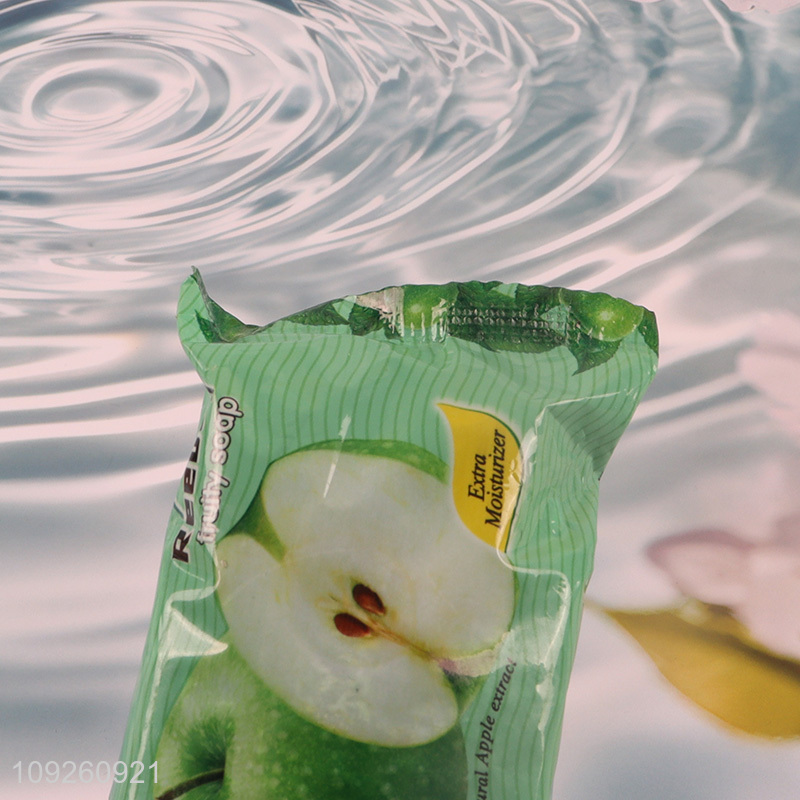 China wholesale reusable natural apple beauty soap bath soap