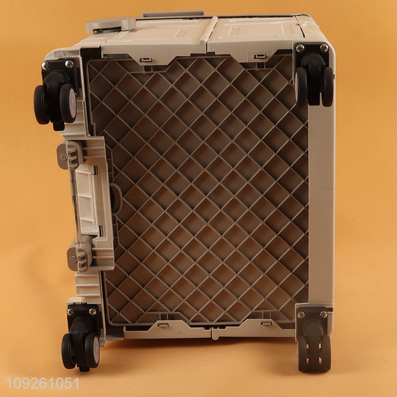 Yiwu market portable outdoor camping hand cart with 4wheels