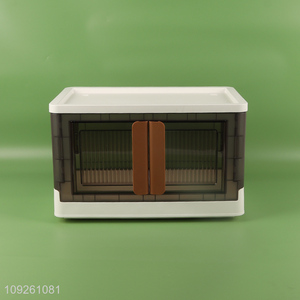 Good selling folding closet organizer plastic storage bin storage box