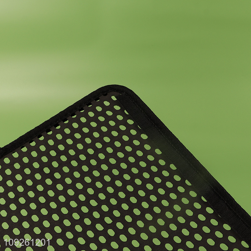 Popular products black waterproof non-slip cat litter box mat pet mat