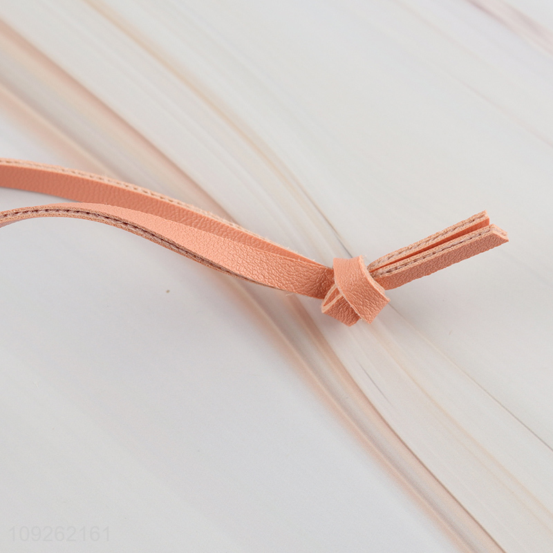 New Product Star Keychain Bag Charm PU Leather Keychain Pendant for Women Girls