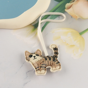 China Imports Cat Keychain Pendant PU Leather Bag Pendant for Handbag Backpack Purse